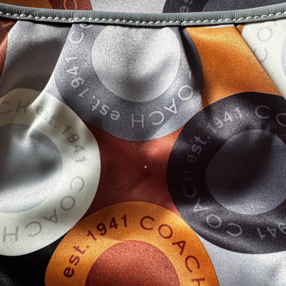 Coach Circle Monogram Silk Adjustable Crossbody - image 4